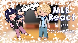 MLB React To Hero Transformations  1 Part Series  MLB Gacha Story  Identites Revealed [upl. by Archy]