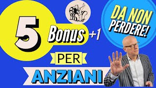 💡PENSIONI 👉 TUTTI I BONUS CHE SPETTANO agli ANZIANI OLTRE LA PENSIONE 💰 Da NON PERDERE❗️ [upl. by Liuka]