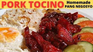 PORK TOCINO  PANG NEGOSYO RECIPE  Homemade TOCINO  Pork Tocino Recipe  EASIEST Pork Tocino [upl. by Osyth]