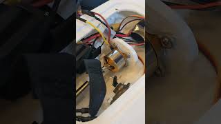 Testing Brushless 2450kv with esc2in 1 surpass hobby 2ch transmitter with111V battery [upl. by Clarice91]