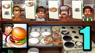 Cooking Fever Gameplay  Walkthrough iOS Android Part 1 [upl. by Ayetal495]