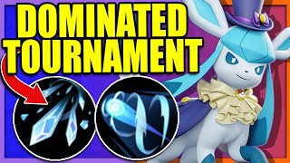 ONE SHOT ICY WIND is the BEST GLACEON BUILD again  Pokemon Unite [upl. by Ynes]