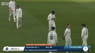 LIVE STREAM  MIDDLESEX V DERBYSHIRE DAY THREE FROM LORDS [upl. by Moffat]