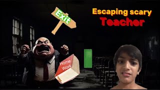 Scary teacher trapped me in his classescaping from his class roblox gameplay [upl. by Weiser]