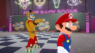 SMG4 Fan Video Fnaf Into Marios Pit [upl. by Haidabo]