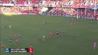 Cooney reported for high hit on Ablett  AFL [upl. by Neyuh368]