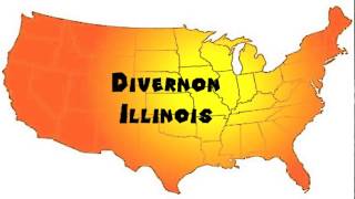 How to Say or Pronounce USA Cities — Divernon Illinois [upl. by Keven]