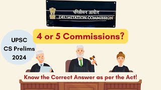 Final Answer for Delimitation Commission Question UPSC CS Prelims 2024  IASPrepKit [upl. by Nylaehs]