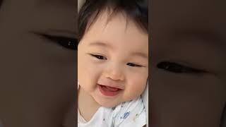 Dada baby love to play very cute reaction 🥰🥰🥰 [upl. by Assilanna259]