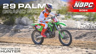 Full Race 2024 NGPC RD 4 29 Palms GP  2024 KX450X  Trevor Hunter 224 [upl. by Yrahcaz]