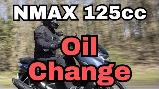 NMAX 125 CC oil change  How To Change Oil YAMAHA 2023 [upl. by Nesnej]