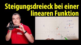 Steigungsdreieck bei einer linearen Funktion  Lehrerschmidt [upl. by Yllaw]