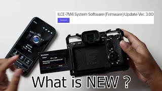 Sony A7iv New Firmware Update Ver 300  is out WHATS NEWS [upl. by Irneh]