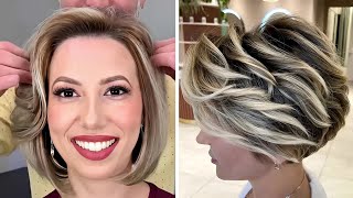 Frisuren Trends 2025 Damen  Kurzhaarfrisuren Stylen Damen BobPixie  Anna Braun [upl. by Evoy841]