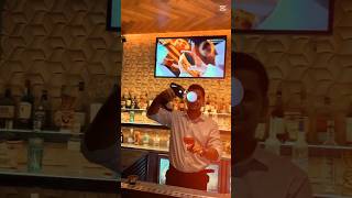 Bartender Art 🫧 🔫🇦🇪bartender tricks shorts recipe tranding [upl. by Edythe]