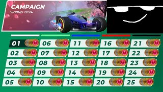 Trackmania  Spring 2024 Campaign  All Champion Medals [upl. by Atinrahc521]