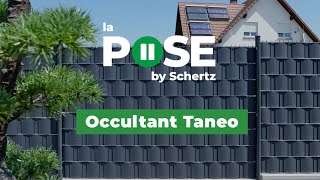 Tutoriel de pose Schertz  comment poser loccultant Taneo sur un grillage rigide double fils [upl. by Oleta]