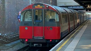 London Underground Trains at Arnos Grove tube Station 04072023 [upl. by Toh523]