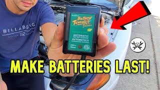 How to use a Battery Tender Keep your battery healthy Trickle charger [upl. by Okin263]