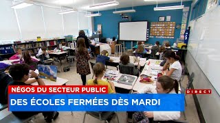 Des écoles fermées dès mardi  reportage [upl. by Malissa]