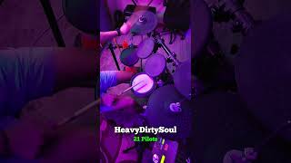 heavydirtysoul drum cover [upl. by Aynwad]