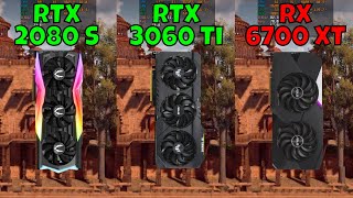 RTX 2080 Super vs RTX 3060 Ti vs RX 6700 XT Benchmark in 10 Games at 1080p 2024 [upl. by Balas]