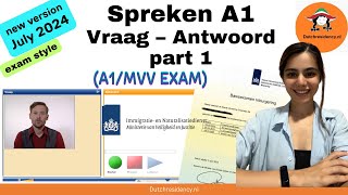 2024spreken exam A1MVV EXAM [upl. by Hal]