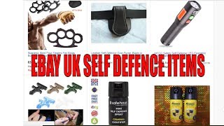 SELF DEFENCE ITEMS ON EBAY UK [upl. by Lydnek]