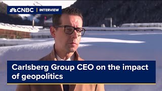 Carlsberg Group CEO on the impact of geopolitics [upl. by Alair]