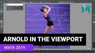 Maya 2019 Arnold In The Viewport [upl. by Valentine644]