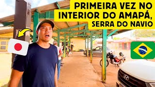 Primeira vez de um japonês no interior do Amapá Serra do Navio [upl. by Ennaoj]