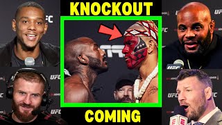 UFC Fighters quotPredictquot Alex Pereira vs Khalil Rountree  UFC 307 [upl. by Armstrong]