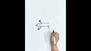 Lizard drawing ExerciseCulture craetivity art easydrawing painting sketch viralshort [upl. by Naujud]