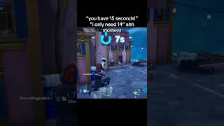 MILLISECONDS until it expired fortnite fortniteclips gaming meme funny fyp fypシ clutch for [upl. by Inohs580]