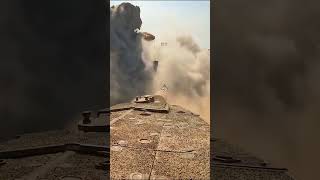 Watch the power of the Merkava tank in action 💥🔥israel tank mk4 military battle [upl. by Jandy]