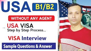 Tips for US B1B2 Tourist Visa Interview Sample Questions amp Answer [upl. by Ronaele]