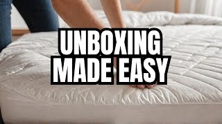 STOP Struggling with Mattress Protector Unboxing and Try This Instead [upl. by Oderfla873]