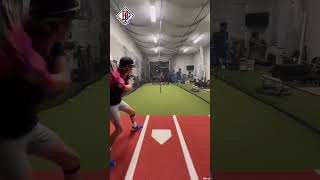 GREAT BASEBALL HITTING DRILL with the ProVelocity and EZ Curveballs baseball [upl. by Eelyek596]