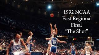 1992 East Regional Final  Duke v Kentucky  Cawood Ledfords Final Game Broadcast [upl. by Idzik]