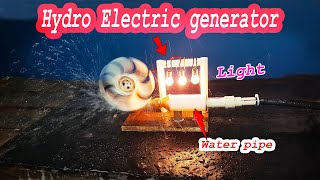 Free energy water wheel  Electricity generator  hydro power generator homemade [upl. by Nedlog484]