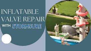 Repair a Rubber Valve on an Inflatable  Easy Repair [upl. by Eded]