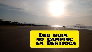 Neste verão praia é em Bertioga SP camping pé na areia [upl. by Assirolc]