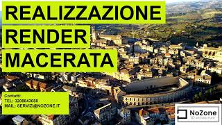 REALIZZAZIONE RENDER MACERATA  FOTOINSERIMENTI [upl. by Eerdua671]