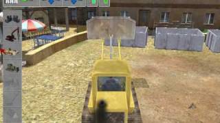 Blasting and Demolition Simulator  Game Play Front Loader [upl. by Enobe126]