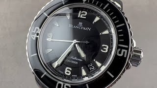 Blancpain Fifty Fathoms Automatique 5015113071S Blancpain Watch Review [upl. by Ydal]