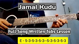 Jamal Kudu Song Guitar tabs lesson  Animal [upl. by Londoner]