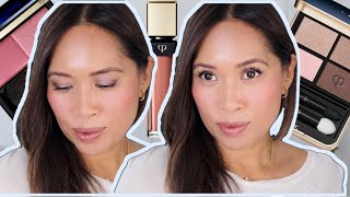 ❤️GRWM❤️ 1 EYE 1 CHEEK 1 LIP CLE DE PEAU ❤️ The new palettes are so lovely [upl. by Stempson]