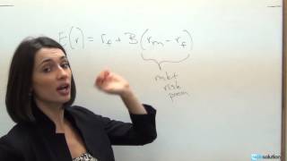 Intro to Finance Whats the difference Between SML and CML [upl. by Luhem]