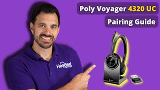 Poly Voyager 4320 UC Pairing Guide  Mobile Pairing [upl. by Pieter621]