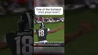 Throwback to one of the ballsiest trick plays ever Michigan State for the win in OT [upl. by Nimoynib42]